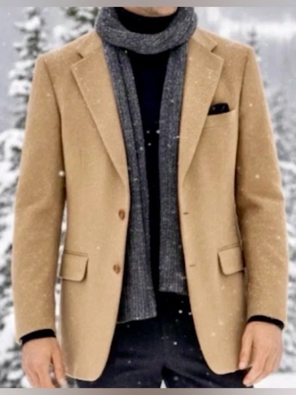 Vintage Burberrys Men’s Pure Camel Hair Tan Sports Jacket Blazer USA Size 42L